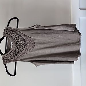 Maurice's crochet neck tank size S
